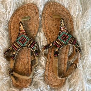 Sugar Brand - Beaded Sandals - Size 9